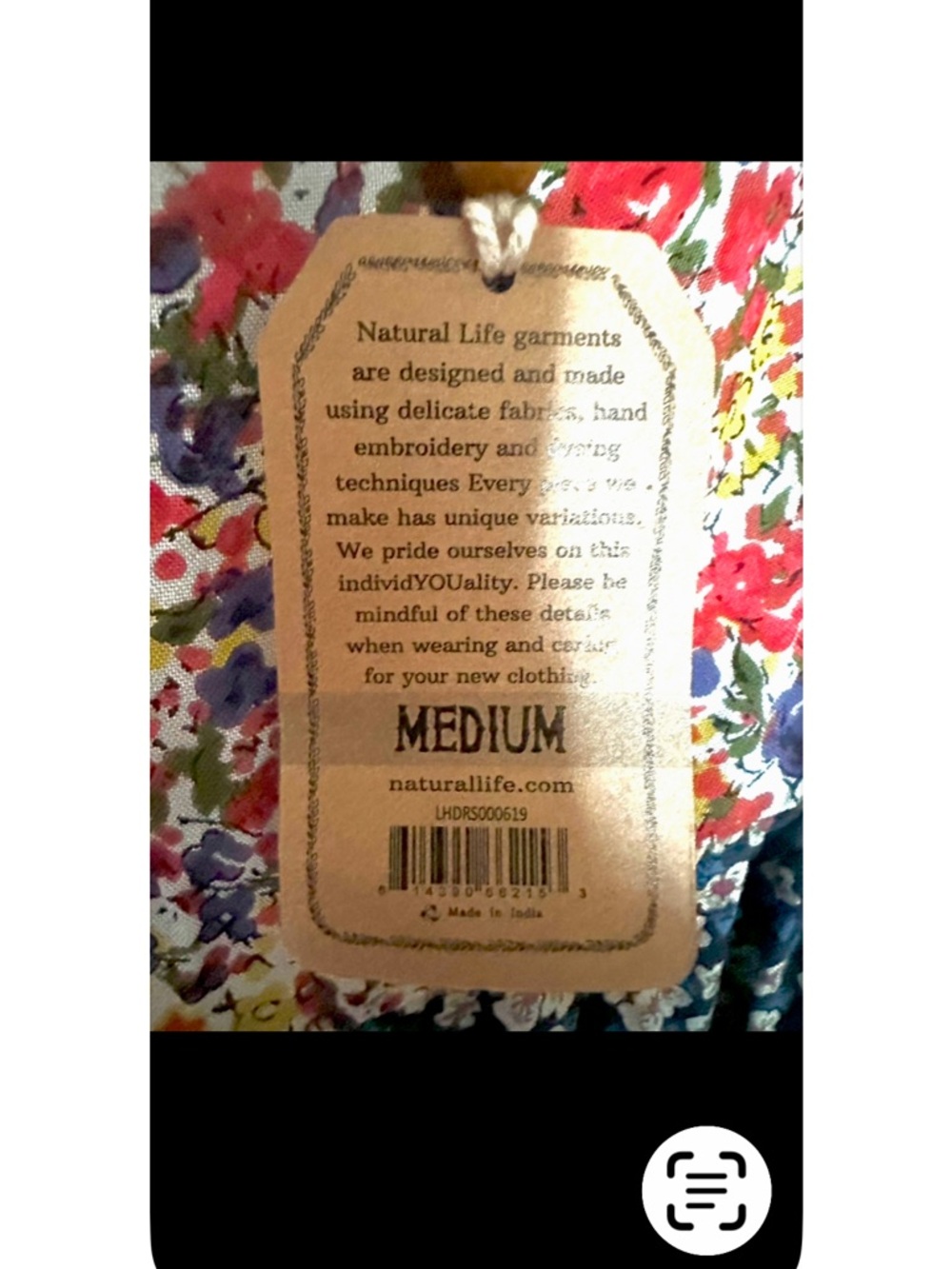 NATURAL LIFE Floral Maxi Dress - Navy, Red & Purple - Picture 6 of 6